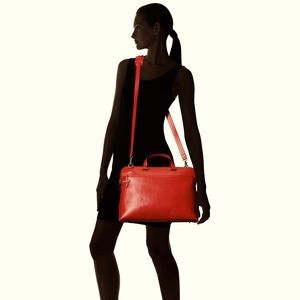 Lodis red briefcase